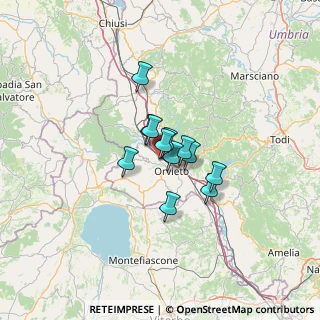 Mappa Via dei Muratori, 05018 Orvieto TR, Italia (7.56417)