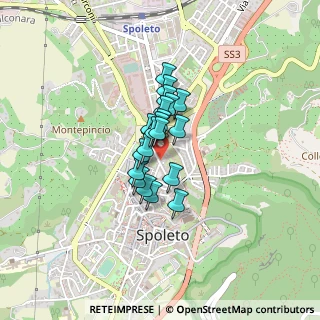 Mappa Via dell'Anfiteatro, 06049 Spoleto PG, Italia (0.248)