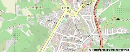 Mappa Spoleto