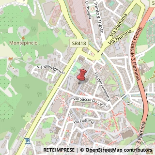 Mappa Corso Giuseppe Garibaldi, 78, 06049 Spoleto, Perugia (Umbria)