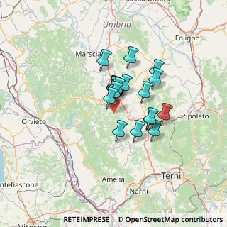 Mappa Località Vasciano, 06059 Todi PG, Italia (9.106)