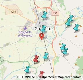 Mappa Via Anna Magnani, 58100 Grosseto GR, Italia (5.24583)
