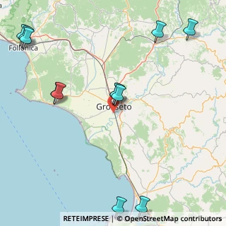 Mappa Via Anna Magnani, 58100 Grosseto GR, Italia (24.96077)