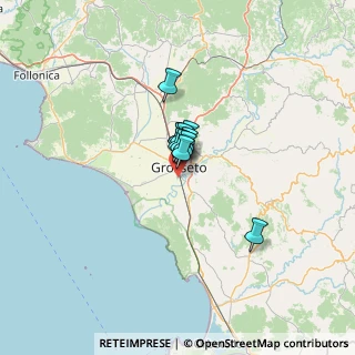 Mappa Via Anna Magnani, 58100 Grosseto GR, Italia (5.95545)