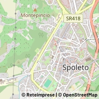 Mapa Spoleto