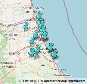 Mappa Strada Statale, 64021 Giulianova TE, Italia (10.0345)