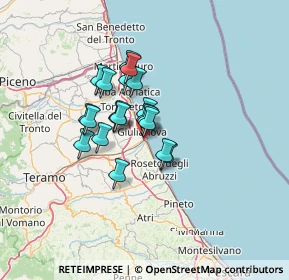 Mappa Strada Statale, 64021 Giulianova TE, Italia (9.2275)