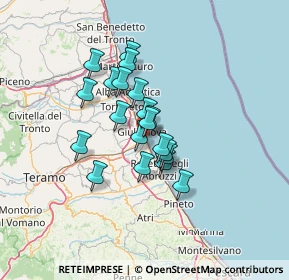 Mappa Strada Statale, 64021 Giulianova TE, Italia (9.927)