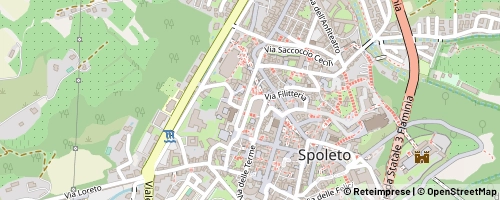 Mappa Spoleto