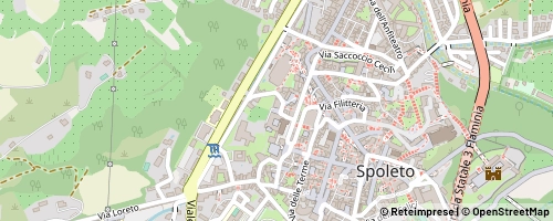 Mappa Spoleto