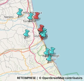 Mappa 64021 Roseto degli Abruzzi TE, Italia (5.54083)