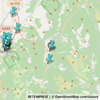 Mappa Tre Valli Umbre, 06040 Sant'Anatolia di Narco PG, Italia (7.0095)