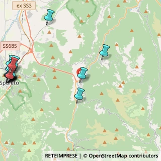 Mappa Tre Valli Umbre, 06040 Sant'Anatolia di Narco PG, Italia (7.03056)