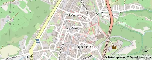 Mappa Spoleto