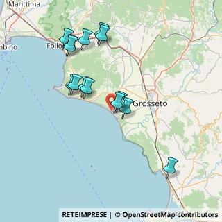 Mappa Via Costiera, 58100 Grosseto GR, Italia (15.63214)
