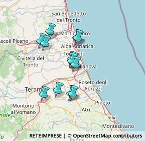 Mappa Via P. Giacomo Quaglia, 64023 Mosciano Sant'Angelo TE, Italia (11.65833)