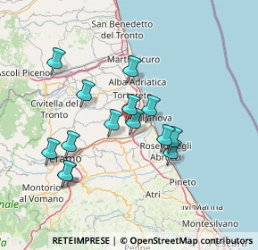 Mappa Via P. Giacomo Quaglia, 64023 Mosciano Sant'Angelo TE, Italia (13.24643)