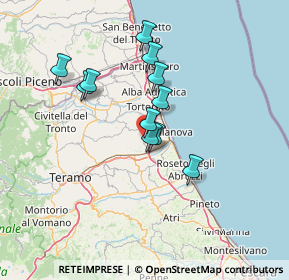 Mappa Via P. Giacomo Quaglia, 64023 Mosciano Sant'Angelo TE, Italia (11.58091)