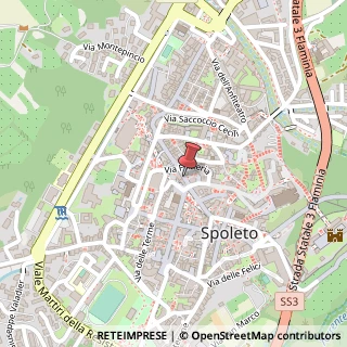 Mappa Via Minervio,  11, 06049 Spoleto, Perugia (Umbria)