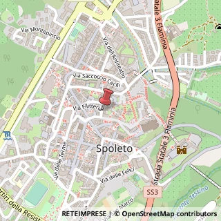 Mappa Via Filitteria, 43, 06049 Spoleto, Perugia (Umbria)