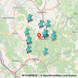 Mappa Via Sacco e Vanzetti, 06049 Spoleto PG, Italia (11.76889)