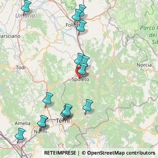 Mappa Via Don Pietro Bonilli, 06049 Spoleto PG, Italia (21.024)