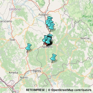Mappa Via Don Pietro Bonilli, 06049 Spoleto PG, Italia (5.8505)