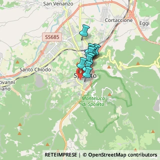 Mappa Via Don Pietro Bonilli, 06049 Spoleto PG, Italia (0.96364)