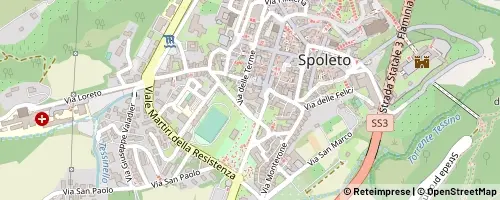 Mappa Spoleto