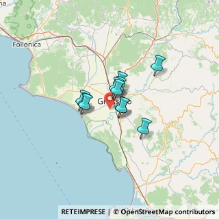 Mappa Strada Acquavinta, 58100 Grosseto GR, Italia (7.86364)
