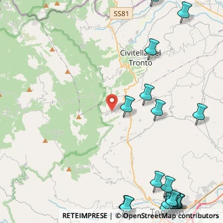 Mappa Via Nazario Sauro, 64012 Zona Industriale Campovalano TE, Italia (7.7445)