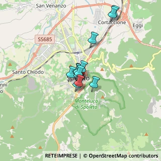 Mappa Via di Visiale, 06049 Spoleto PG, Italia (1.11833)