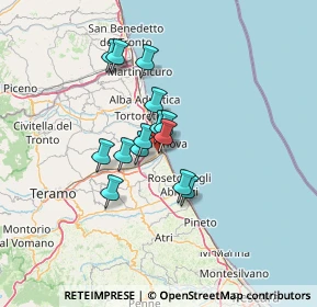 Mappa Via Firenze, 64021 Giulianova TE, Italia (9.645)