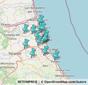 Mappa Via Firenze, 64021 Giulianova TE, Italia (9.12071)