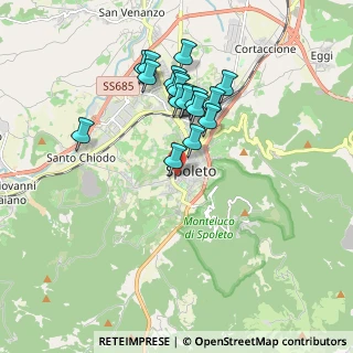 Mappa Largo Giuseppe Ermini, 06049 Spoleto PG, Italia (1.705)
