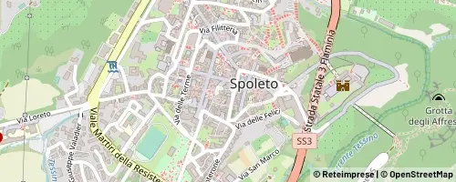 Mappa Spoleto