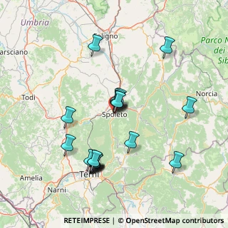 Mappa Via del Mercato, 06049 Spoleto PG, Italia (15.2875)