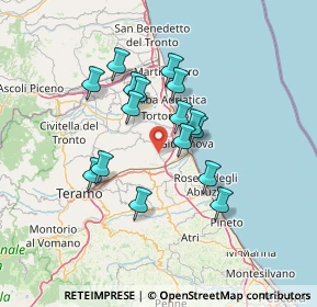 Mappa 64023 Mosciano Sant'Angelo TE, Italia (11.74313)