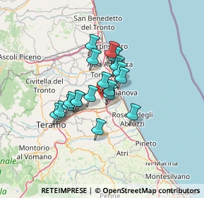 Mappa 64023 Mosciano Sant'Angelo TE, Italia (9.614)