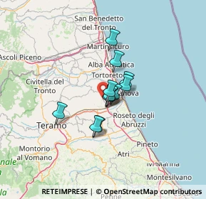 Mappa 64023 Mosciano Sant'Angelo TE, Italia (7.61333)