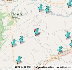 Mappa Via degli Artieri, 64012 Campli TE, Italia (5.69167)