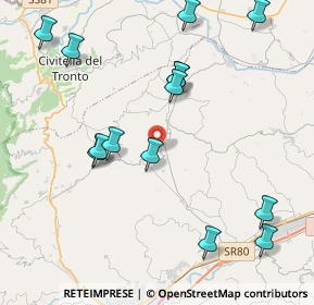 Mappa Via degli Artieri, 64012 Campli TE, Italia (4.86643)
