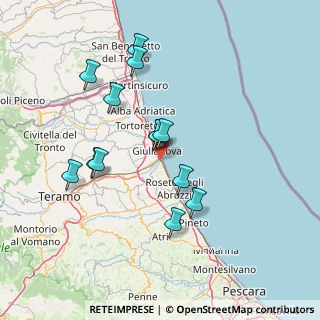 Mappa Via Vezzola, 64020 Roseto degli Abruzzi TE, Italia (14.09692)