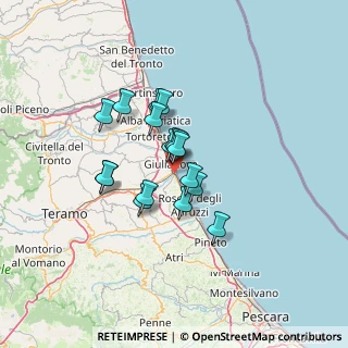 Mappa Via Vezzola, 64020 Roseto degli Abruzzi TE, Italia (9.83059)
