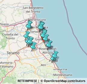 Mappa Via Vezzola, 64020 Roseto degli Abruzzi TE, Italia (9.44889)
