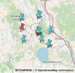 Mappa SP Torretta, 01021 Acquapendente VT, Italia (10.45167)