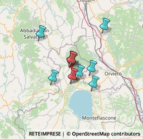 Mappa SP Torretta, 01021 Acquapendente VT, Italia (8.92091)