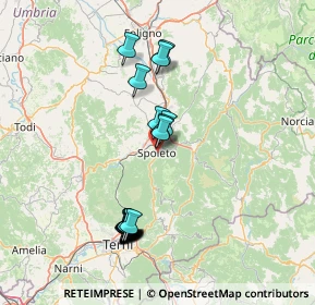 Mappa Piazza Bernardino Campello, 06049 Spoleto PG, Italia (15.5535)