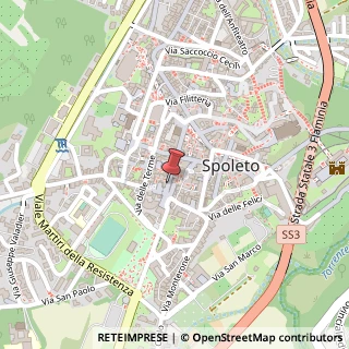 Mappa Corso G. Mazzini, 73, 06049 Spoleto, Perugia (Umbria)