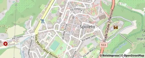 Mappa Spoleto